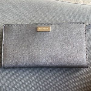 Kate Spade Wallet - Metallic Silver